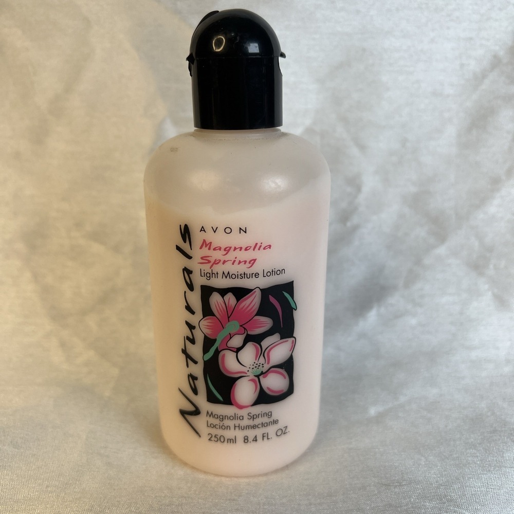 NOS Naturals Vintage 1997 Avon Magnolia Spring Light Moisture Lotion - 8.4 fl oz